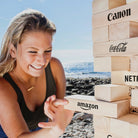 Custom Logo and Branded Jenga Giant JS7