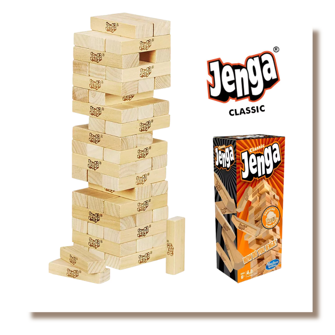 Custom JS11 Jenga Game Branded or Engraved with your Logo