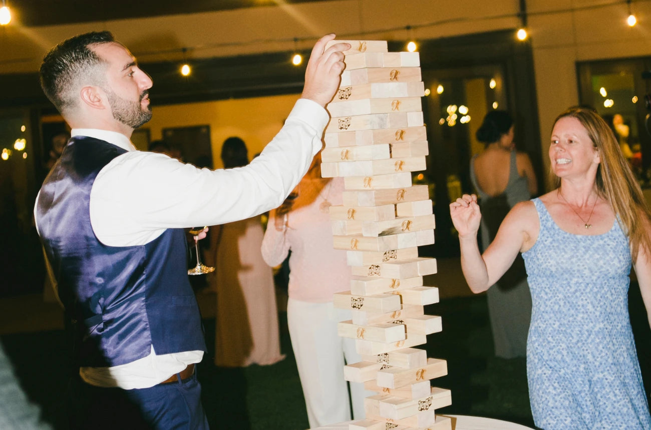 Jenga Custom Engraved for a Wedding or Party