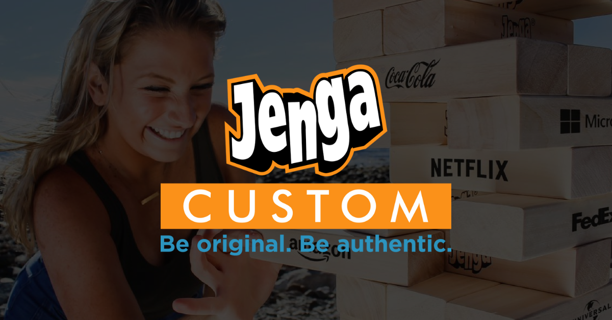 Jenga Sticker Custom Jenga Games with Logo – JengaCustom