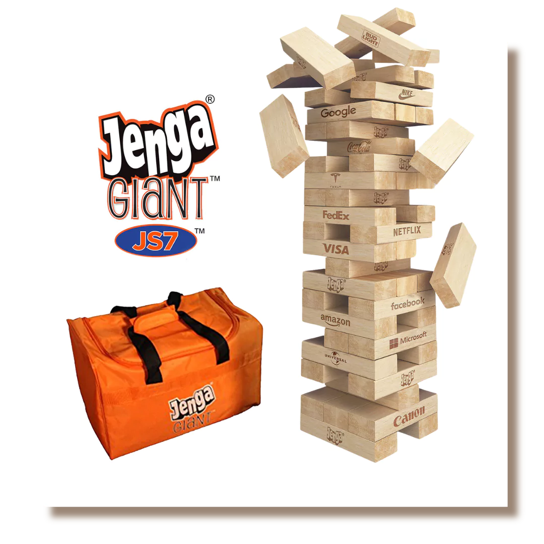 Custom Jenga JS7 Games with Your Branded Logo