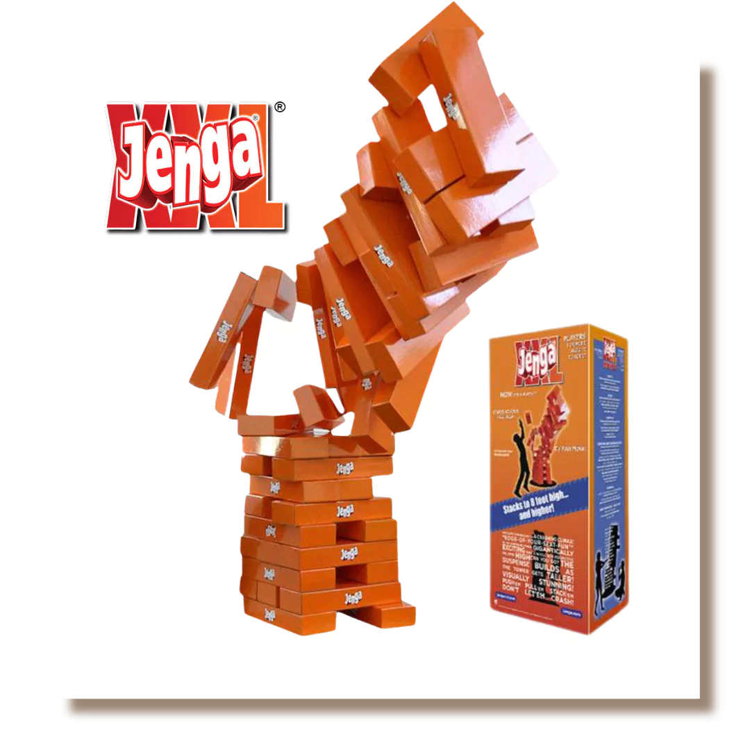 Custom Jenga XXL 8 Foot Game Personalized or Printed with Your Logo