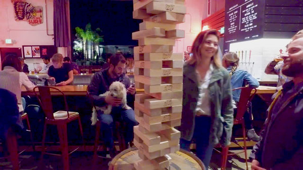 Giant Jenga With Logo | JS7 Branded Set – JengaCustom